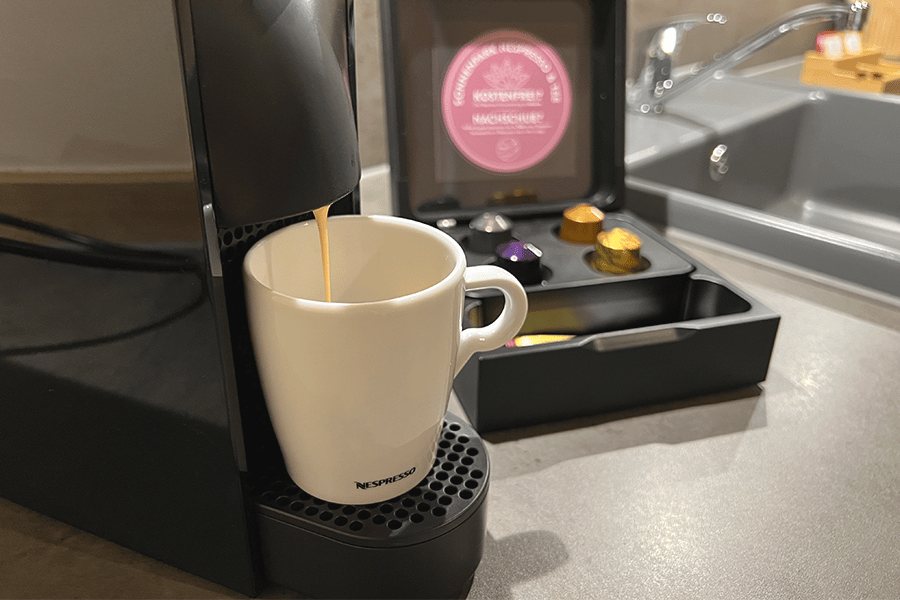 Nespresso Kaffeemaschine mit Kapseln
